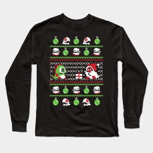 Ugly Christmas Sweater - Bubble Bobble Long Sleeve T-Shirt